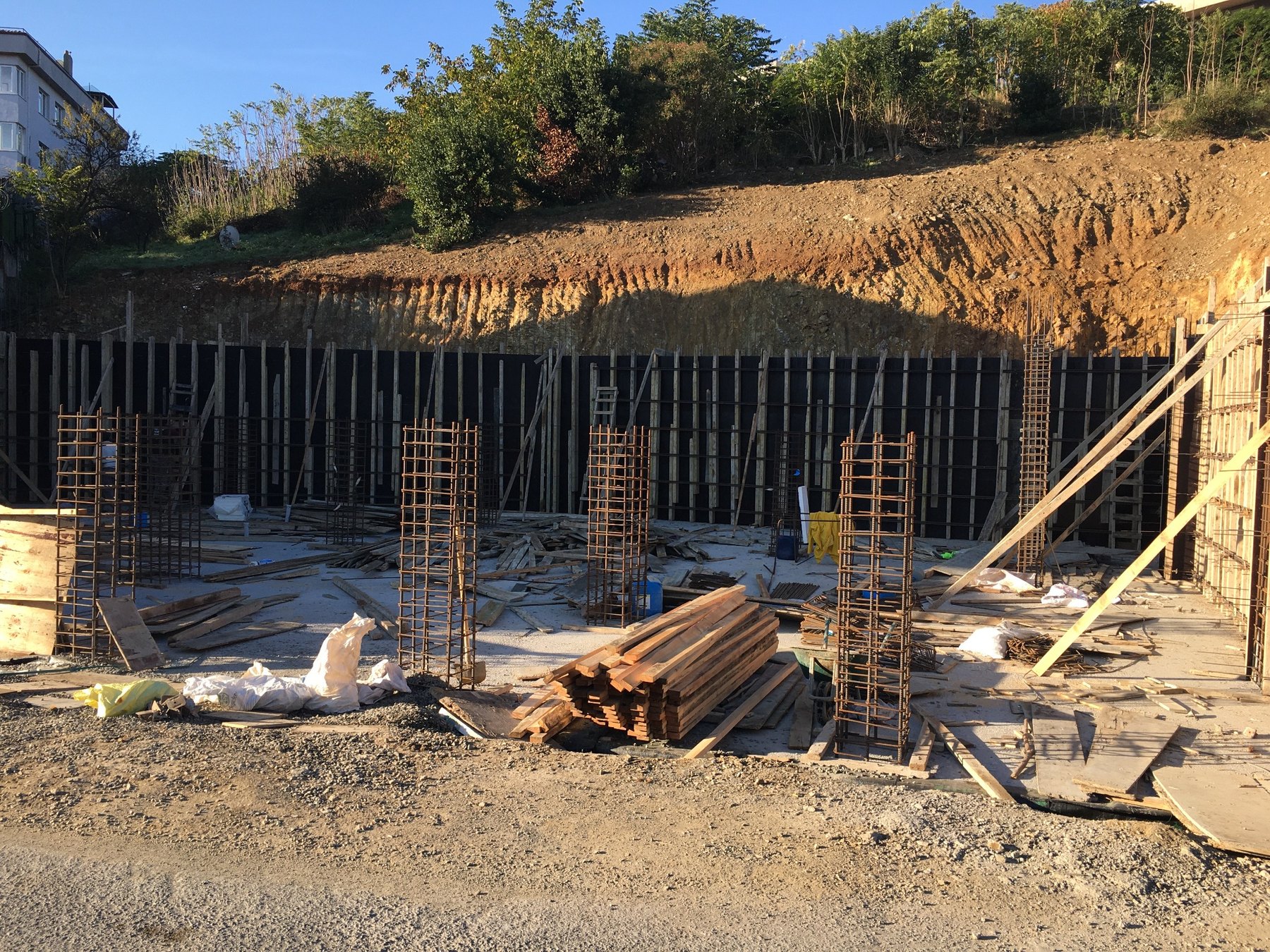 Fıstıklı Mescidi temel ve betonarme imalatları