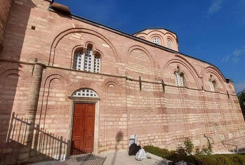 Kariye Camii dış cephe restorasyon sonrası