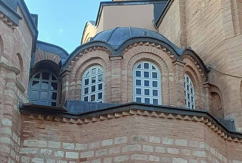 Kariye Camii pencereler restorasyon sonrası
