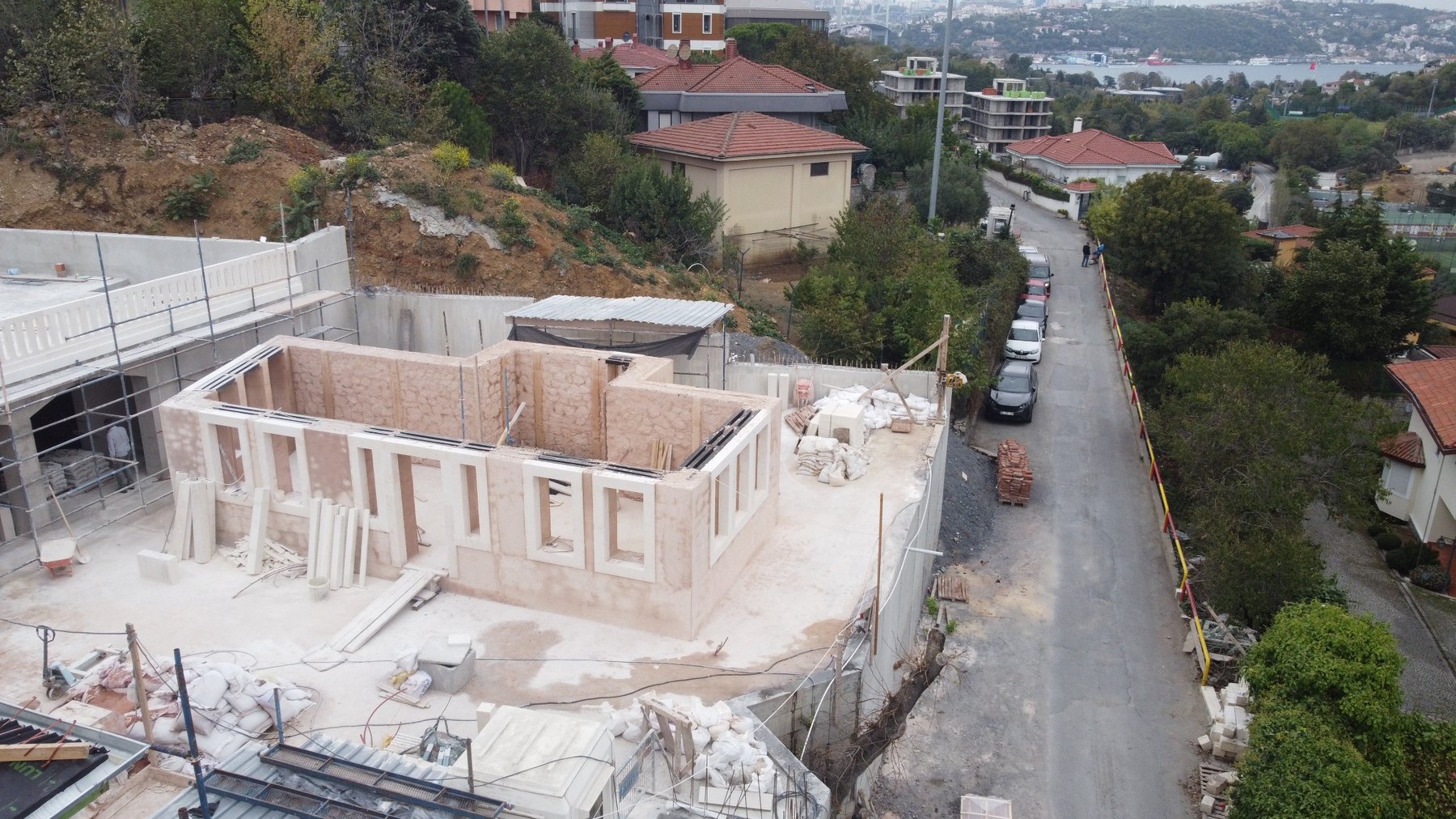 Fıstıklı Mescidi taş söve ve duvar imalatları