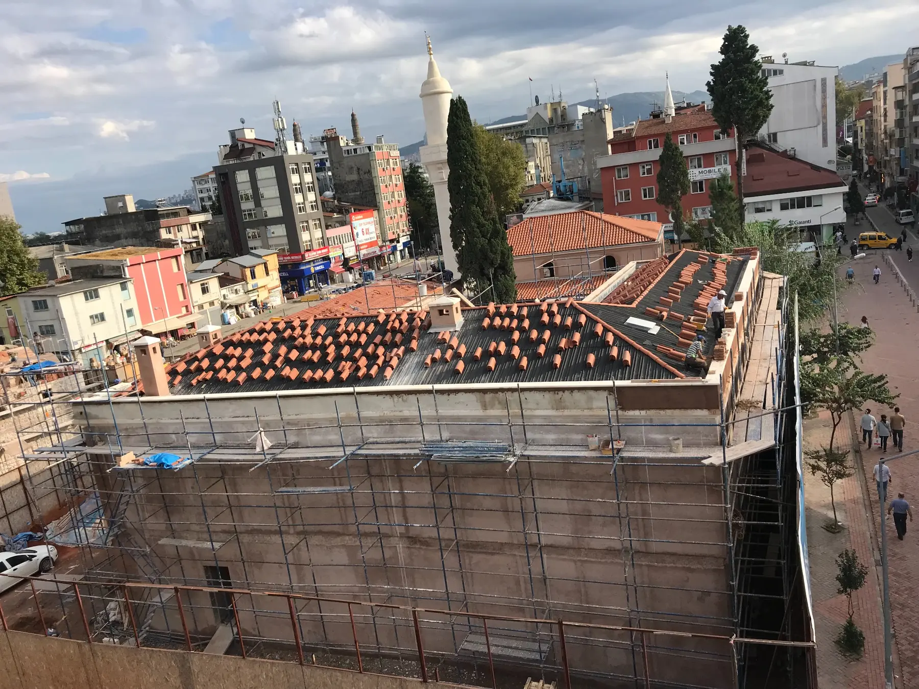 Süleyman Paşa Medresesi çatı ve kiremit uygulaması