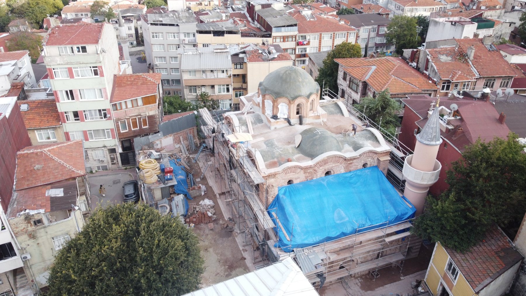 Eski İmaret-i Atik Camii uygulama süreci genel görünüm