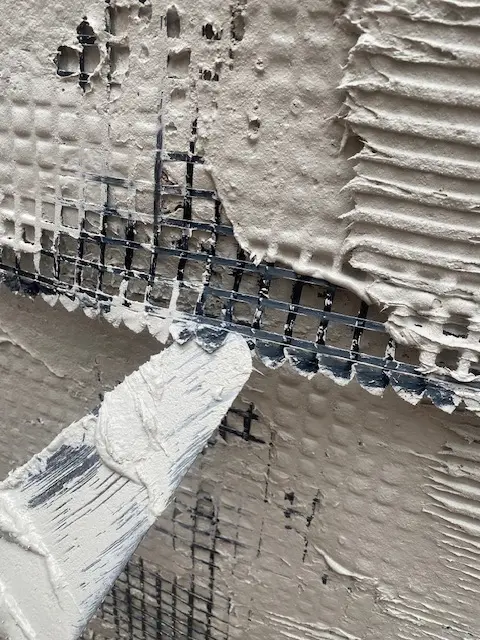 Kâgir duvarda güçlendirme filesi ve doğal hidrolik kireç harcı
